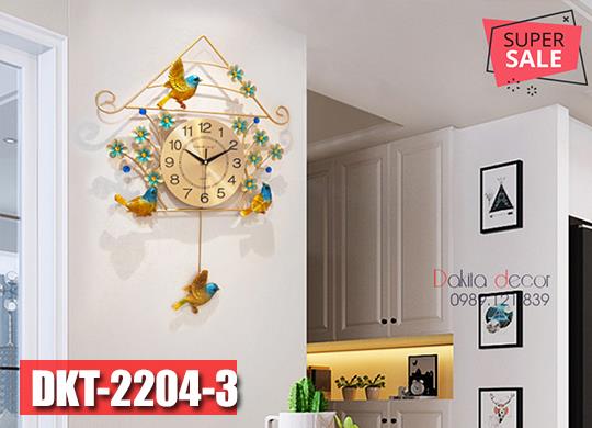 Đồng hồ treo tường trang trí DKT2204-3