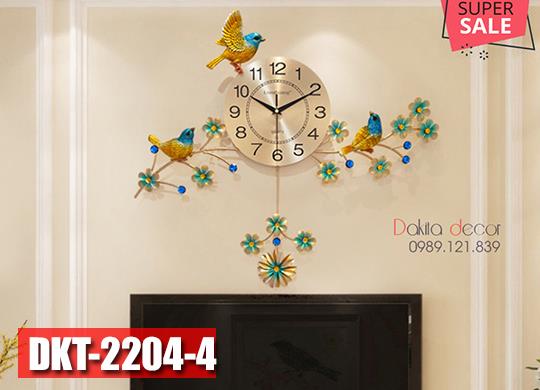 Đồng hồ treo tường trang trí DKT2204-4