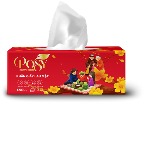 Khăn giấy hộp Posy