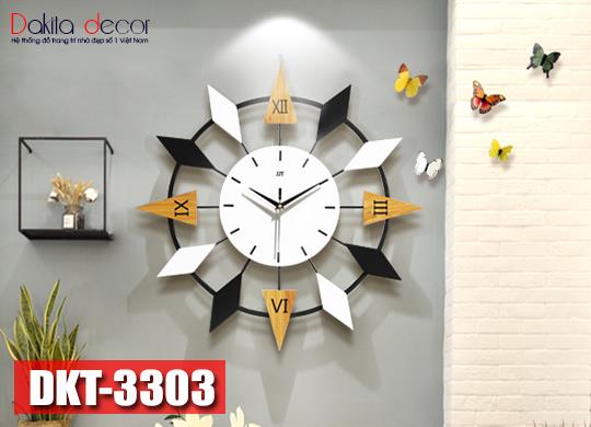 Đồng hồ treo tường trang trí phong cách độc lạ DKT3303