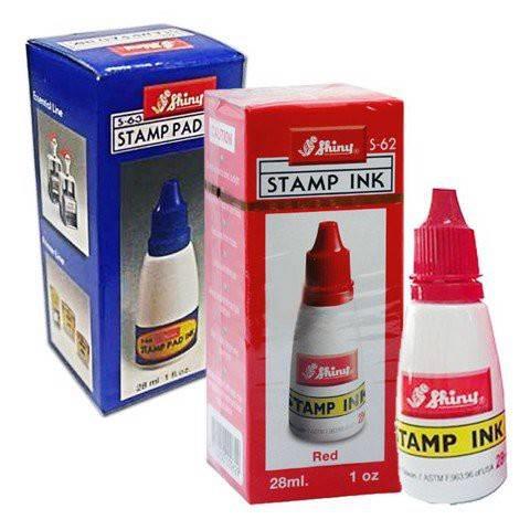 Mực đổ dấu Shiny - Xanh/Đỏ