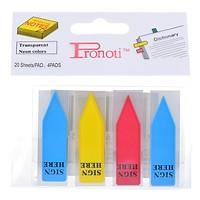 Giấy note 5 màu nhựa